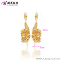 90924 Environmental copper dubai golden earrings special shape women drop earrings